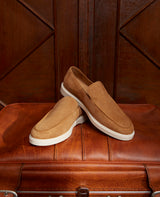 Genua Plain Loafer V - Hellbraun