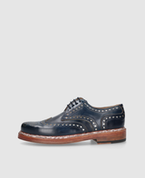 Rio Full Brogue C+ - Navy/Silver