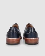 Rio Full Brogue C+ - Navy/Silver