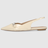 GEORGIE SLINGBACK - Linen