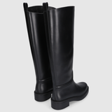 CELIA RIDING BOOT - Black
