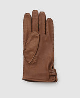 Hirschleder Handschuhe - Hellbraun