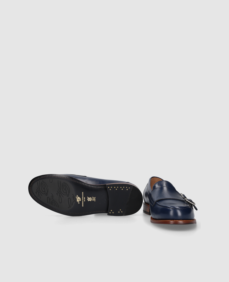 Double monk Loafer - Blau