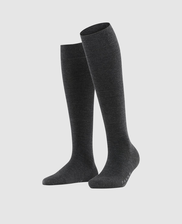 FALKE Softmerino Damen Kniestrümpfe - anthra.mel
