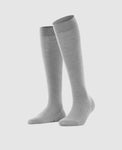 FALKE Softmerino Damen Kniestrümpfe - light grey mel.