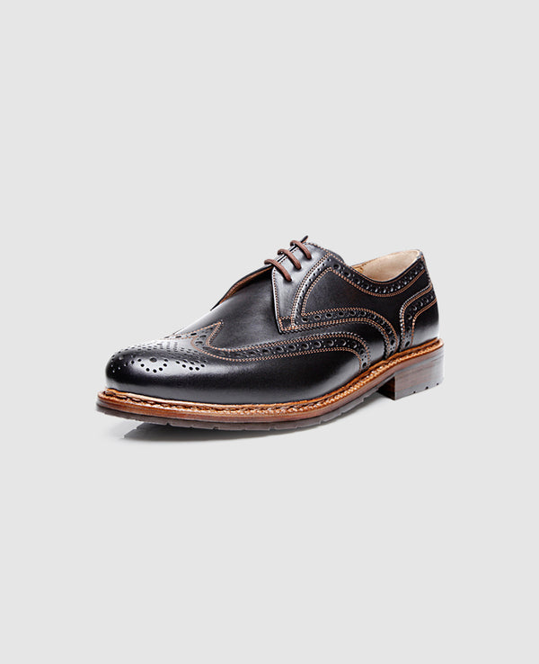 Janosh K Full-Brogue FC - Schwarz