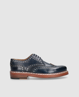 Rio Full Brogue C+ - Navy/Silver