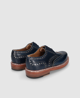 Rio Full Brogue C+ - Navy/Silver