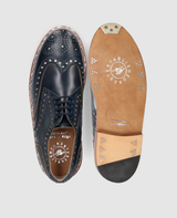Rio Full Brogue C+ - Navy/Silver