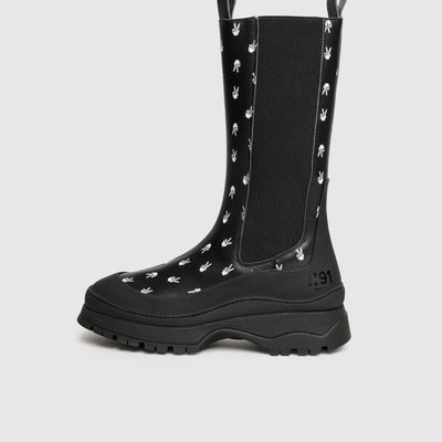 Damenstiefel aus Leder