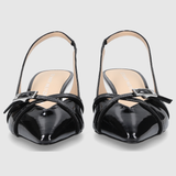 GEORGIE SLINGBACK 50 - Black