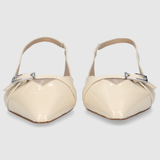 GEORGIE SLINGBACK - Linen