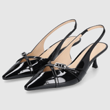 GEORGIE SLINGBACK 50 - Black