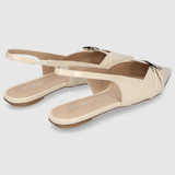 GEORGIE SLINGBACK - Linen