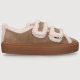 SHEARLING LOW VELCRO - Light Beige