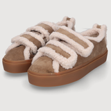 SHEARLING LOW VELCRO - Light Beige