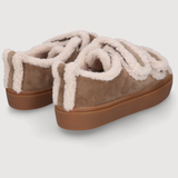 SHEARLING LOW VELCRO - Light Beige