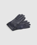 Hirschleder Handschuhe - Dunkelblau