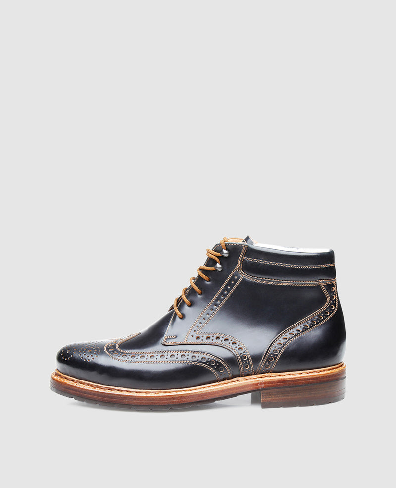 Buda Full-Brogue C - Schwarz