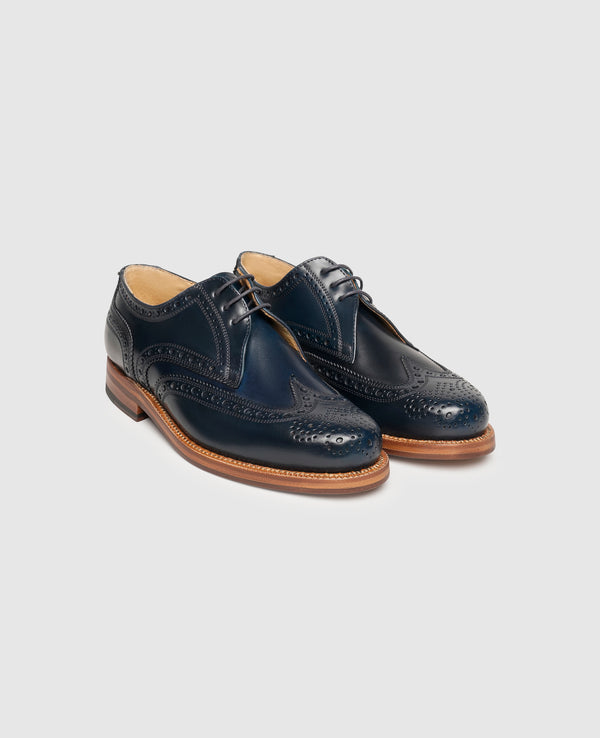 Janosh K Full Brogue C - Navy