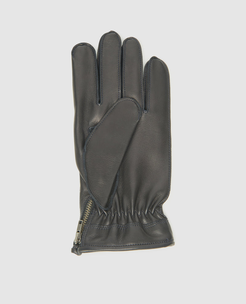 Handschuhe mit Zipper - Dunkelblau