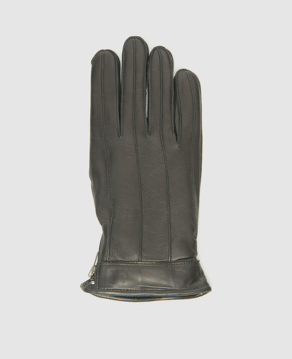 Handschuhe mit Zipper - Schwarz