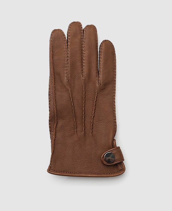 Hirschleder Handschuhe - Hellbraun